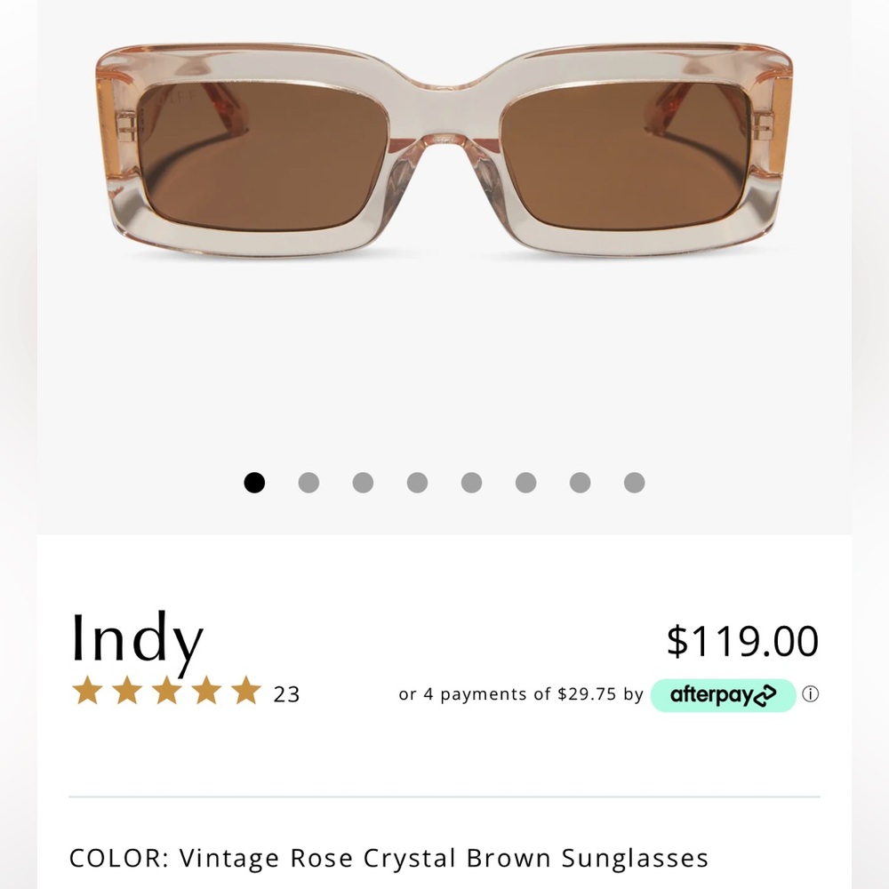 Diff Indy sunglasses - NWT